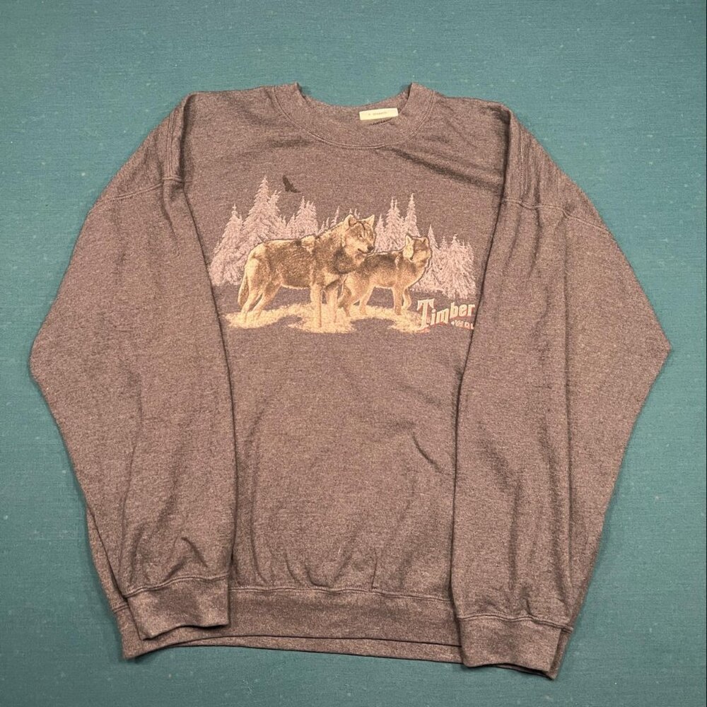 George Wolf & Forest Heavy Weight Sweatshirt
